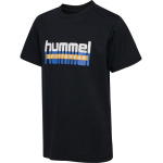 Футболка Hummel S/S Hmltukas Kinder, цвет black beauty/marshmallow - фото 2