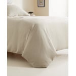 Пододеяльник Zara Home Linen Duvet 310 г/м², светло-бежевый - фото 5