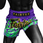 Шорты для тайского бокса Fairtex Jo Nattawut Limited Edition, размер M, фиолетовый - фото 3