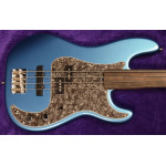 Fender Tony Franklin Fretless Precision, цвет Лейк-Плэсид синий/черный Fender Tony Fretless Precision - фото