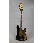 Squier 40th Anniversary Precision Bass Gold Edition Laurel Fingerboard Gold Anodized Pickguard Black - фото