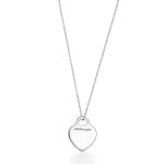 Подвеска Tiffany & Co. Return to Tiffany Heart Tag, серебро/бриллиант - фото 2