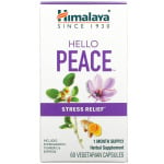 Средство для Снятия Стресса Himalaya Hello Peace, 60 вегетарианских капсул - фото