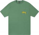 Green stussy t shirt store