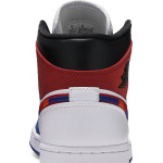 Кроссовки Air Jordan 1 Mid Multicolored Swoosh, синий - фото 7