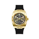 Мужские часы Prodigy GW0569G2 с силиконовым ремешком и черным ремешком Guess, черный - фото