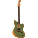 Акустическая гитара Fender Acoustasonic Player Jazzmaster Acoustic Electric Guitar. Rosewood Fingerboard, Antique Olive - фото 2