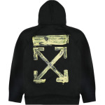 Худи Off-White Acrylic Arrows Incomplete Hoodie 'Black', черный - фото 2