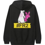 Худи Anti Social Social Club x FR2 Serrated Hoodie 'Black', черный - фото 2