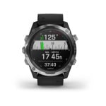 Умные часы Garmin Descent MK2, 1.4", Wi-Fi, стальной серый/черный - фото