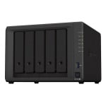 Сетевое хранилище Synology DiskStation DS1522+, 5 отсеков, без дисков, черный - фото