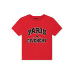 Givenchy Kids футболка с логотипом, красный - фото