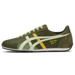 Кроссовки для бега Runspark унисекс с низким верхом, зеленые/желтые Onitsuka Tiger - фото