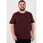 Базовая футболка Plus Size Buratti, бордо - фото 6