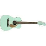 Акустическая гитара Fender Malibu Electric Acoustic Guitar in Aqua Splash with Walnut Fretboard - фото 3