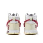 Женские кроссовки для скейтбординга Nike Dunk high, Beige/Pink - фото 3