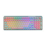 Клавиатура игровая механическая Cooler Master MasterKeys MK770, мятный/розовый/желтый - фото 2