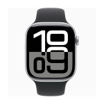 Умные часы Apple Watch Series 10 (GPS), 46 мм, Silver Aluminum Case/Black Sport Band - M/L - фото 2