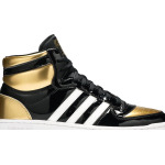 Кроссовки Adidas Top Ten RB 'Black Gold Patent', черный - фото 2