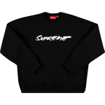 Свитшот Supreme Futura Logo Crewneck, черный - фото