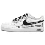 Кроссовки Nike Court Vision 1 Skateboarding Shoes Men Low-top White/black, черный - фото