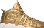 Nike supreme cheap uptempo gold