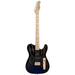 Fender James Burton Telecaster, кленовый гриф, Blue Paisley Flames с футляром - фото 2