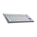 Клавиатура игровая Logitech G913 TKL, Tactile Brown Swich, английская раскладка, белый - фото 2