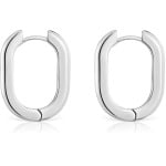 Серьги Tous Long 22 mm Hoop Tous Basics, серебро - фото 2