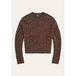 Джемпер CABLE-KNIT WOOL-BLEND CREWNECK SWEATER Polo Ralph Lauren, зеленый - фото