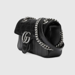 Сумка Gucci GG Marmont Mini Shoulder, черный - фото 2