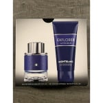 Montblanc Mont Blanc Explorer Ultra Blue Eau de Parfum мужской подарочный набор 60 мл и 100 мл мытье - фото 4