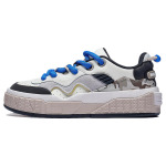 Кроссовки LINING 001 Skateboarding Shoes Men Low-top Blue/White, синий - фото