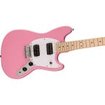 Электрогитара Squier Sonic Mustang HH, Maple Fingerboard, White Pickguard, Flash Pink - фото 2