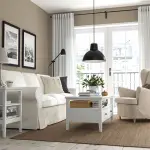 Журнальный столик, белый, 107x55 см, IDANÄS IKEA - фото 3