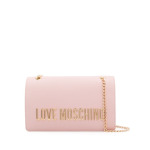 Love Moschino сумка через плечо с логотипом, розовый - фото