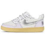 Кроссовки Nike Court Borough Skateboarding Shoes Men Low-top Silver, светло-серый - фото