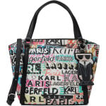 Сумка Karl Lagerfeld Paris Iris Tote, цвет Logo Explosion - фото