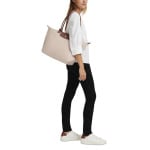 Большая нейлоновая сумка через плечо Le Pliage Original Longchamp, цвет White - фото 2