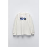 Футболка new york giants nfl ZARA, устрично-белый - фото