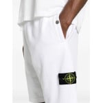 Stone Island спортивные брюки с нашивкой Compass, белый - фото 5