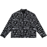 Куртка унисекс Dickies, цвет Black Dickies all-over print - фото