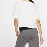 Футболка (WMNS) Nike Nsw Rebel Crop Short Sleeve White, белый - фото 4