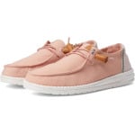 Кроссовки Wendy Washed Canvas Slip-On Casual Shoes Hey Dude, цвет Rose Cloud - фото