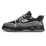 Кроссовки WARRIOR Skateboarding Shoes Men Low-top Black/Dark Gray, черный/темно-серый - фото