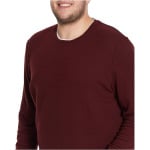 Топ Johnny Bigg Big & Tall Textured 2 For Long Sleeve Top, бордовый - фото