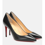 Кожаные туфли Kate 85 Christian Louboutin, черный - фото