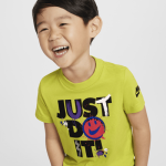 Футболка Nike "Express Yourself" Toddler "Just Do It" T-Shirt, цвет Bright Cactus - фото 3