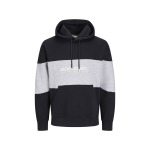 Толстовка с капюшоном JJELEGACY BLOCKING HOOD Jack & Jones, черный - фото 4