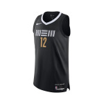 Мужская аутентичная майка Ja Morant Black Memphis Grizzlies 2023/24 — City Edition Nike, черный - фото 3